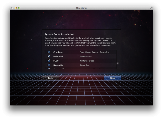 Openemu 1.0 (Screenshot: Golem.de)